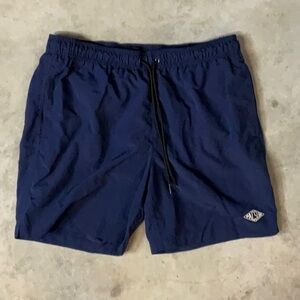 PacSun Men's Navy Swim Trunks